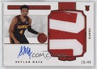 Rookie Patch Autographs - Skylar Mays #/49