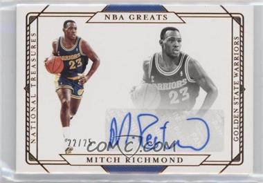 2020-21 Panini National Treasures - NBA Greats Signatures - Bronze #GS-MRM - Mitch Richmond /25