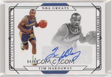 2020-21 Panini National Treasures - NBA Greats Signatures #GS-THW - Tim Hardaway /99