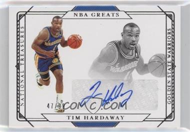 2020-21 Panini National Treasures - NBA Greats Signatures #GS-THW - Tim Hardaway /99