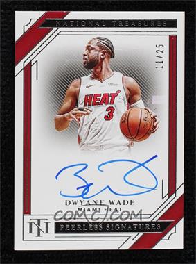 2020-21 Panini National Treasures - Peerless Signatures #PE-DWY - Dwyane Wade /25