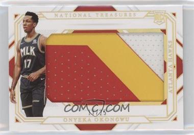 2020-21 Panini National Treasures - Rookie Jumbo Materials - Prime #RMJ-ONY - Onyeka Okongwu /25