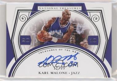 2020-21 Panini National Treasures - Treasures of the Hall #TOH-KML - Karl Malone /35