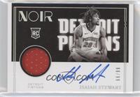 Rookie Patch Autographs Black & White - Isaiah Stewart #/99