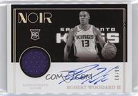 Rookie Patch Autographs Black & White - Robert Woodard II #/99