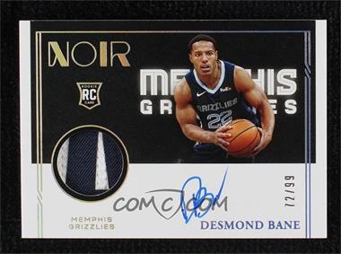 2020-21 Panini Noir - [Base] #342 - Rookie Patch Autographs Color - Desmond Bane /99