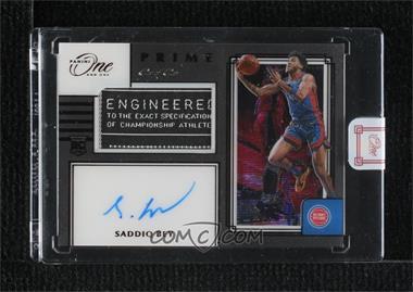 2020-21 Panini One and One - Rookie Jersey Autographs Prime - Black #PRJ-SBY - Saddiq Bey /1 [Uncirculated]