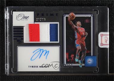 2020-21 Panini One and One - Rookie Jersey Autographs Prime - Blue #PRJ-TYM - Tyrese Maxey /49 [Uncirculated]