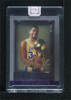 2020-21 Panini One and One - Timeless Moments Autographs - Purple #TML-MJN - Magic Johnson /25 [Uncirculated]