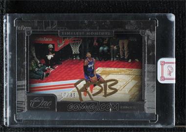 2020-21 Panini One and One - Timeless Moments Autographs #TML-RJB - RJ Barrett /49 [Uncirculated]