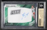 Romeo Langford [BGS Encased] #/27