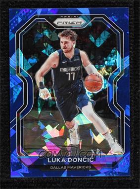 2020-21 Panini Prizm - [Base] - Blue Ice Prizm #32 - Luka Doncic /125