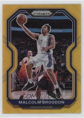 2020-21 Panini Prizm - [Base] - Gold Prizm #78 - Malcolm Brogdon /10