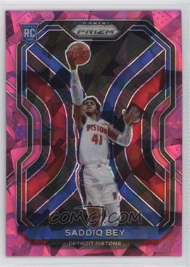 2020-21 Panini Prizm - [Base] - Pink Ice Prizm #284 - Saddiq Bey