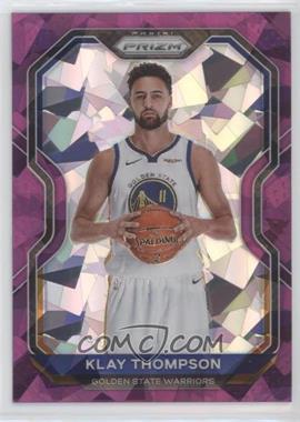 2020-21 Panini Prizm - [Base] - Purple Ice Prizm #87 - Klay Thompson /175