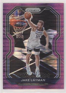 2020-21 Panini Prizm - [Base] - Purple Pulsar Prizm #245 - Jake Layman /35