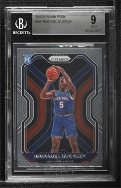 2020-21 Panini Prizm - [Base] #296 - Immanuel Quickley [BGS 9 MINT]