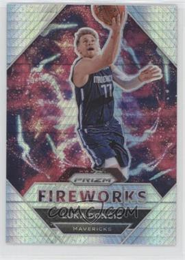 2020-21 Panini Prizm - Fireworks - Hyper Prizm #14 - Luka Doncic