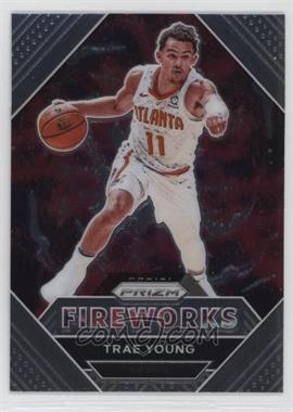 2020-21 Panini Prizm - Fireworks #28 - Trae Young