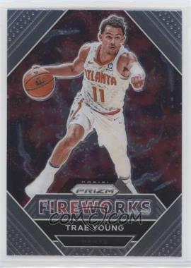 2020-21 Panini Prizm - Fireworks #28 - Trae Young