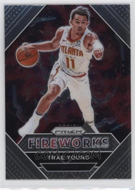 2020-21 Panini Prizm - Fireworks #28 - Trae Young