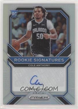 2020-21 Panini Prizm - Rookie Signatures - Silver Prizm #RS-CAN - Cole Anthony