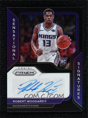 2020-21 Panini Prizm - Sensational Signatures - Black Prizm #SS-RW2 - Robert Woodard II /1