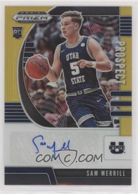 2020-21 Panini Prizm Draft Picks - Prospect Autographs - Black Gold Prizm #PA-SM.1 - Sam Merrill /5