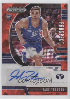 2020-21 Panini Prizm Draft Picks - Prospect Autographs - Red Ice Prizm #PA-JT - Jake Toolson