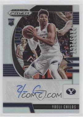 2020-21 Panini Prizm Draft Picks - Prospect Autographs - Silver Prizm #PA-YO - Yoeli Childs