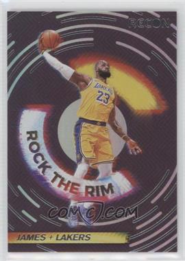 2020-21 Panini Recon - Rock the Rim #6 - LeBron James