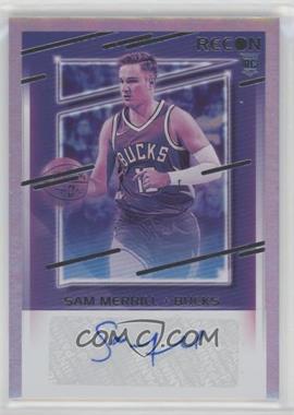 2020-21 Panini Recon - Rookie Recon Signatures #RRS-SAM - Sam Merrill