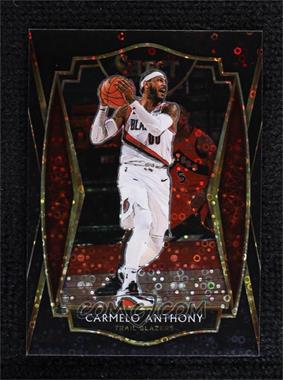 2020-21 Panini Select - [Base] - Black Disco Prizm #132 - Premier Level - Carmelo Anthony /1