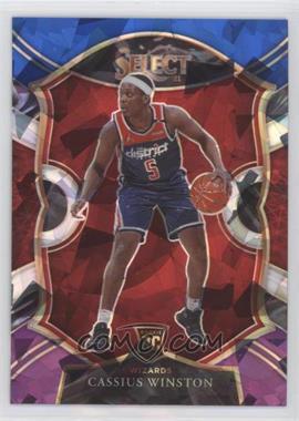 2020-21 Panini Select - [Base] - Blue White Purple Cracked Ice Prizm #96 - Concourse - Cassius Winston