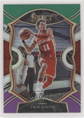 2020-21 Panini Select - [Base] - Green White Purple Prizm #2 - Concourse - Trae Young