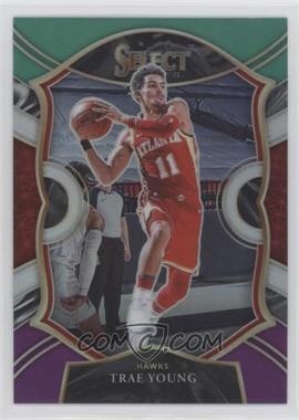 2020-21 Panini Select - [Base] - Green White Purple Prizm #2 - Concourse - Trae Young