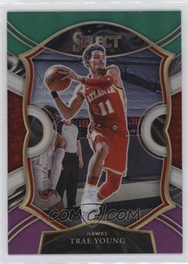 2020-21 Panini Select - [Base] - Green White Purple Prizm #2 - Concourse - Trae Young