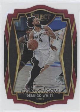 2020-21 Panini Select - [Base] - Maroon Prizm Die-Cut #141 - Premier Level - Derrick White /175