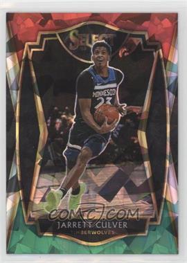 2020-21 Panini Select - [Base] - Red White Green Cracked Ice Prizm #136 - Premier Level - Jarrett Culver