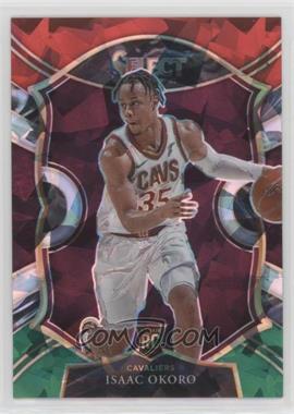 2020-21 Panini Select - [Base] - Red White Green Cracked Ice Prizm #65 - Concourse - Isaac Okoro