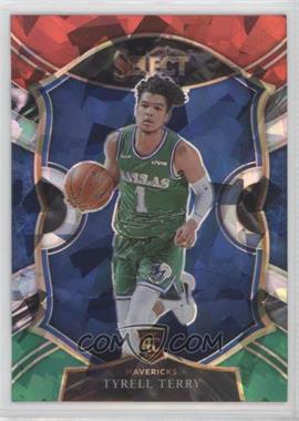 2020-21 Panini Select - [Base] - Red White Green Cracked Ice Prizm #91 - Concourse - Tyrell Terry