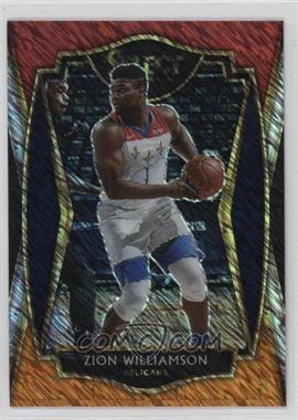 2020-21 Panini Select - [Base] - Red White Orange Shimmer Prizm #126 - Premier Level - Zion Williamson