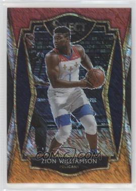 2020-21 Panini Select - [Base] - Red White Orange Shimmer Prizm #126 - Premier Level - Zion Williamson