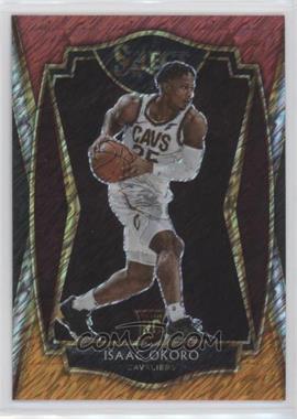 2020-21 Panini Select - [Base] - Red White Orange Shimmer Prizm #182 - Premier Level - Isaac Okoro