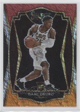 2020-21 Panini Select - [Base] - Red White Orange Shimmer Prizm #182 - Premier Level - Isaac Okoro