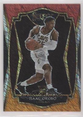 2020-21 Panini Select - [Base] - Red White Orange Shimmer Prizm #182 - Premier Level - Isaac Okoro