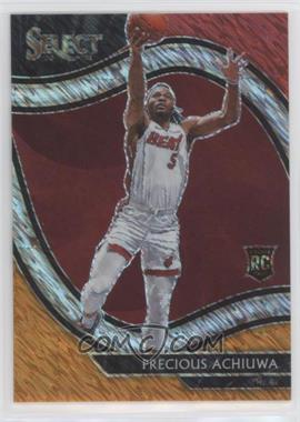 2020-21 Panini Select - [Base] - Red White Orange Shimmer Prizm #281 - Courtside - Precious Achiuwa