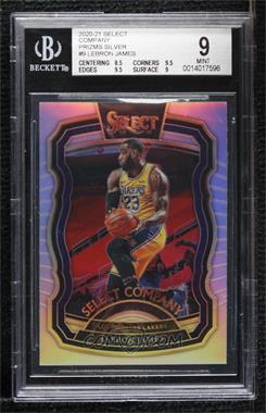 2020-21 Panini Select - Select Company - Silver #9 - LeBron James [BGS 9 MINT]