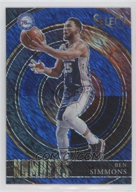 2020-21 Panini Select - Select Numbers - Blue #29 - Ben Simmons