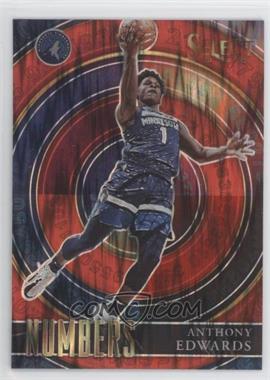 2020-21 Panini Select - Select Numbers - Red #15 - Anthony Edwards